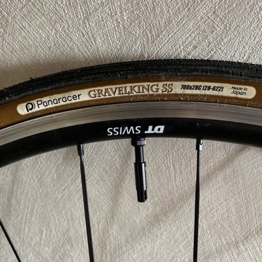 DT SWISS P1800 SPLINE リムブレーキ 前後 +グラベルキングSS 28C