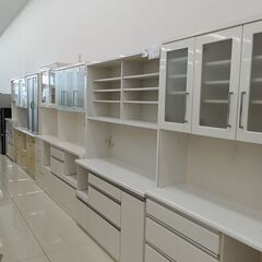 ☆ジモティ割あり☆ NITORI レンジボード ナチュラルホワイト H206×D50