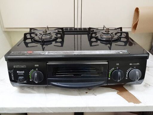 .【恵庭】☆中古品☆リンナイ ガステーブル 都市ガス RT31NS 2013年製 PayPay支払いOK！
