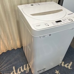 使用3カ月✨SHARP✨全自動✨洗濯機✨4.5k✨清掃済み😊
