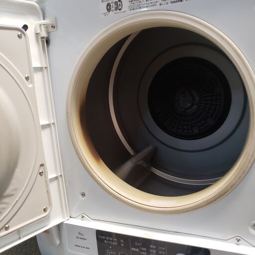 日立 衣類乾燥機 DE-N60WV ベルト新品に交換済 - 乾燥機