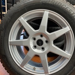 ◆ボルボ XC60 XC70◆TECMAG 18インチ + BS ブリザック DM-V3 235/60R18【リサイルマート下関店】 ◇ボルボ XC60 XC70◇TECMAG 18インチ + BS ブリザック DM-V3 235