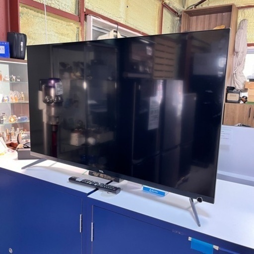 送料無料・設置無料有りTCL 4K液晶TV 43型 ネット対応スマートTV!! 43P815B 中古家電