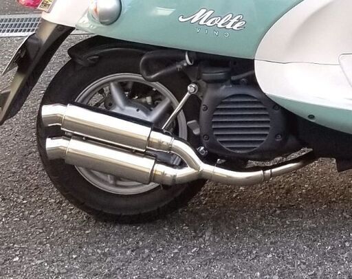 社外 マフラー ウイルズウィン ツイン SA37J SA26J　4st ビーノ用
