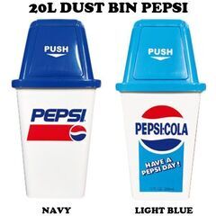 20L アメリカン ダストビン PEPSI　【ゴミ箱 / ダスト...