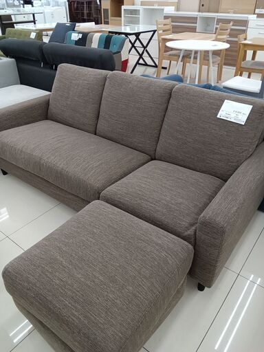 ★ジモティ割あり★  ソファー ブラウン H79×D84×W185 クリーニング済み HJ2856