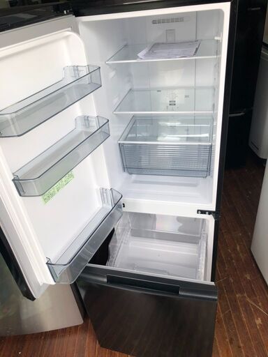 2023年式 シャープ 179L 2ドア冷蔵庫 e angle select ブラック系 SJ18E2B