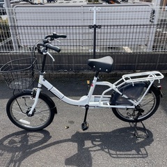 limini+　自転車 (非電動)　20インチ　白　美品　ほとん...