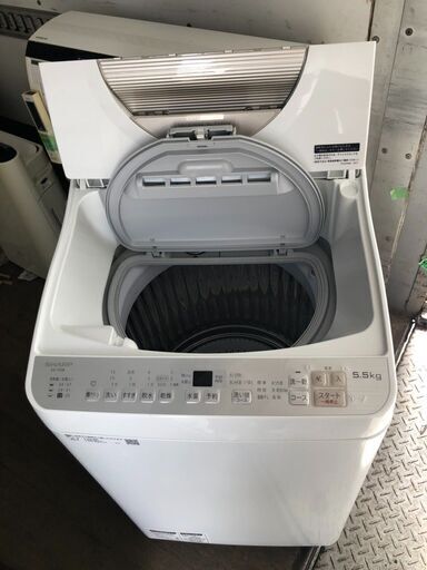 シャープ 洗濯機 乾燥機 洗濯6.5kg 乾燥3.5kg 縦型 上開き 穴なし槽 縦 