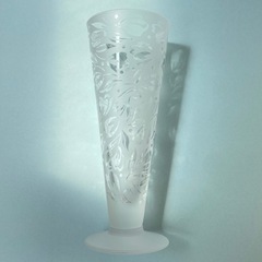 シャンパンガラス 花瓶 レトロ 食器 コップ グラス