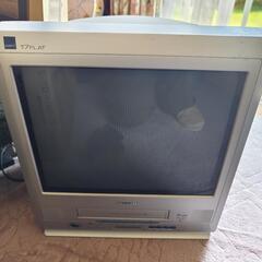 SHARP17インチVHS内蔵フラットテレビ