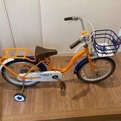 キッズ自転車　18インチ　ミキハウス　ダブルビー