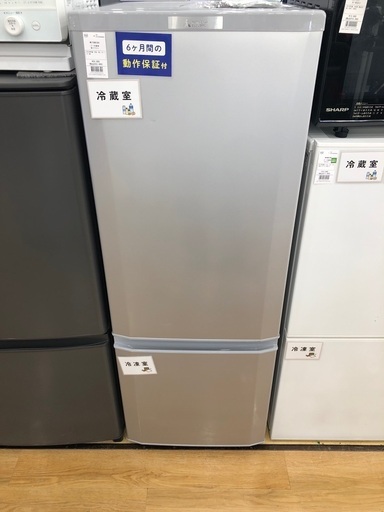 【軽トラック貸出サービス有】2ドア　冷蔵庫　168L 2019年製