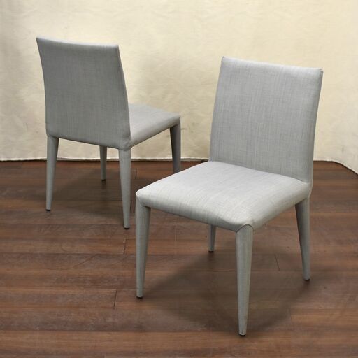 ≪yt1239ジ①≫ 2脚セット あずま工芸 ダイニングチェア Verse Chair/ヴァースチェア ライトグレー おしゃれ/モダン 60405-03+