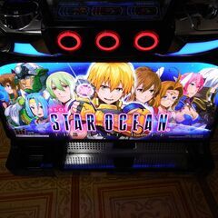 パチスロ実機 ユニバーサルブロス スターオーシャン4 コイン不要機 オートベット機能付 家庭用100V 台キー 設定キー