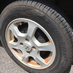 キューブ、ノート　アルミ　タイヤバリ山　175 65 R14