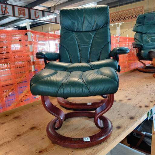 【愛品倶楽部柏店】EKORNES ストレスレスチェア\u0026オットマン Mサイズ