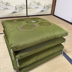 座布団 純日本製 高級ふくれ座布団 約59cm×63cm 5枚組...