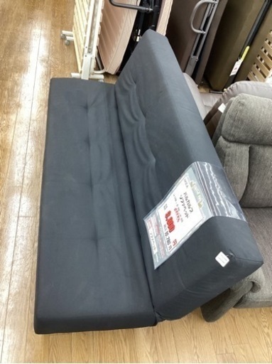 KD-44【新入荷　リサイクル品】IKEA バルカルプ　ソファベッド　黒