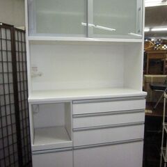 R509 松田家具 キッチンボード、食器棚、幅117cm Use...