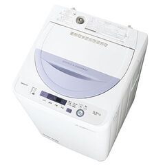 【台東区上野】SHARP洗濯機5.5kg/女性１年のみ使用