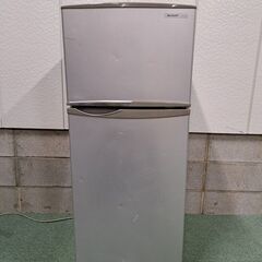 SHARP シャープ 2ドア 冷凍冷蔵庫 118L（冷蔵98L・...