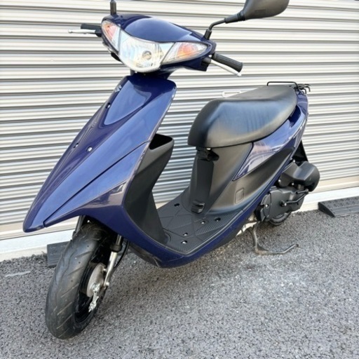 2645.実走行1600km アドレス（白メーター）　バッテリー新品　千葉県柏市　即日配送、自走引き取りも可能