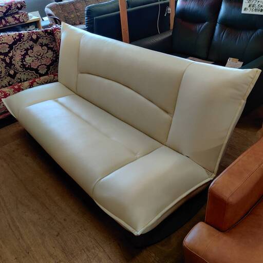 【愛品倶楽部柏店】シノハラ製作所  ハイバックソファベッド スタンプ