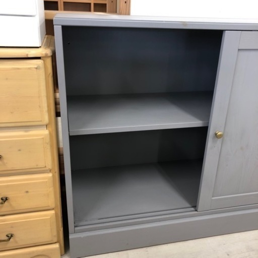 IKEAキャビネット ハーヴスタ グレー【トレファク堺福田店  