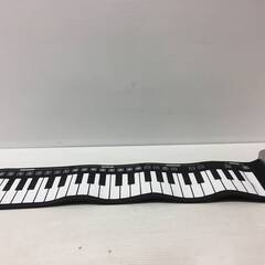 ♪電子ピアノ ゴムマット型 キーボード 鍵盤楽器 持ち運び可能 ...
