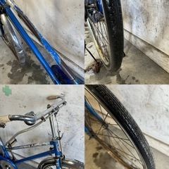 270□岐阜発　△昭和レトロ/KATANO/運搬自転車/26インチ/ロッドブレーキ/走行確認/フェンダーヘコミあり/スレ等あり/現状品　R6.3/16□　