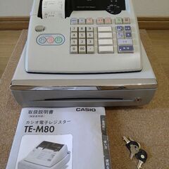 カシオ電子レジスター TE-M80 中古品