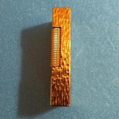 美品 着火確認済みダンヒルdunhillガスライターゴールド