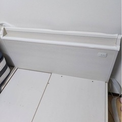 ニトリ　シングルベットフレーム　大容量収納付き