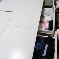 ニトリ　シングルベットフレーム　大容量収納付き