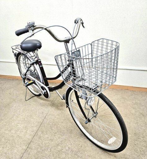 カインズ 24インチ 自転車 軽快車 ワインレッドカラー 通勤 通学 街乗り 買い物 近場へお買い物