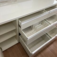 レンジボード パモウナ 食器棚 キッチン収納 幅140cm しょっきたな💳自社配送時🌟代引き可💳※現金、クレジット、スマホ決済対応※