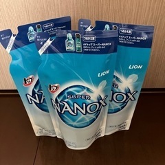 洗剤　ナノックス　詰替 3個セット　