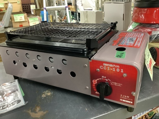 ニチネン 卓上コンロ CCI-101 カセットボンベ使用 管D240419CK (ベストバイ 静岡県袋井市)