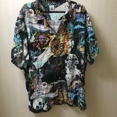 服　ファッション　シャツ　アロハシャツ　グラニフ　ゲゲゲの鬼太郎
