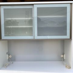 美品　丸仙工業　大型 高級キッチンボード　食器棚 48139-2-020