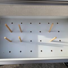 美品　丸仙工業　大型 高級キッチンボード　食器棚 48139-2-020