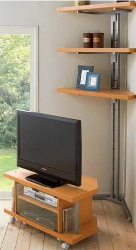 新品未使用 テレビ台+ラック ダークブラウン Life with Design 180 