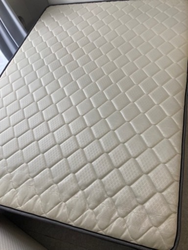 ベッド ダブル ポケットコイルマットレス付き ナチュラル ds-2418541 ベッド ダブル ポケットコイルマットレス付き ナチュラル ds-2418541