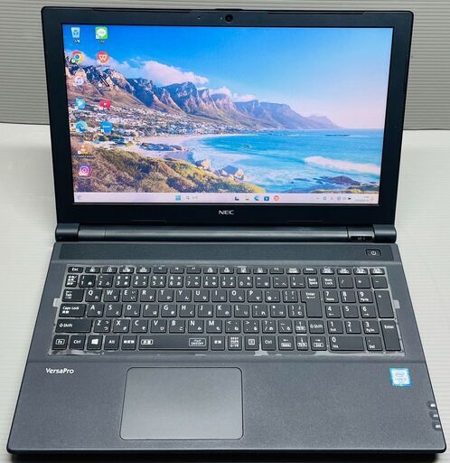 保証1ヶ月、インボイス対応、代引き発送可！Windows11、Core i5、SSD256GB(新品)、メモリ8GB、NEC製ノートパソコン、CD,DVD,ドライブ、カメラ、Bluetooth、ACアダプター付属、エヌイーシー、ラビー、ラヴィー、LaVie、バーサプロ、VersaPro、ノートPC