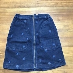 女児スカート150星　子供服