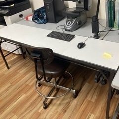 オフィス用机、椅子セット　1