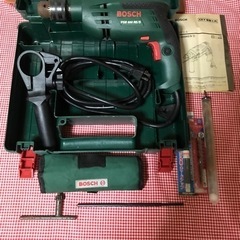 BOSCH　PSB600 RE/S　振動ドリル&ドリル3本