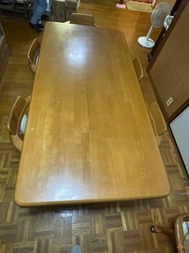 机 1200mm×900mm×330mm・キャスター付きイス✖️6
