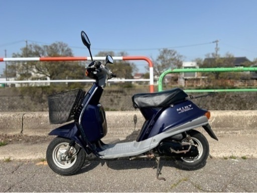 在庫一掃セール開催‼️【実働】 YAMAHA MINT ミント 1YU 原付 スクーター 49cc ‪☆格安原付‪☆オイル満タン‪☆年代問わず乗りやすい‪☆